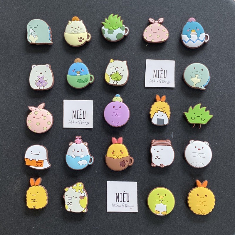 Nam châm dán hít dính trang trí tủ lạnh so cute (nhắn tin hoặc ghi chú để chọn mẫu)
