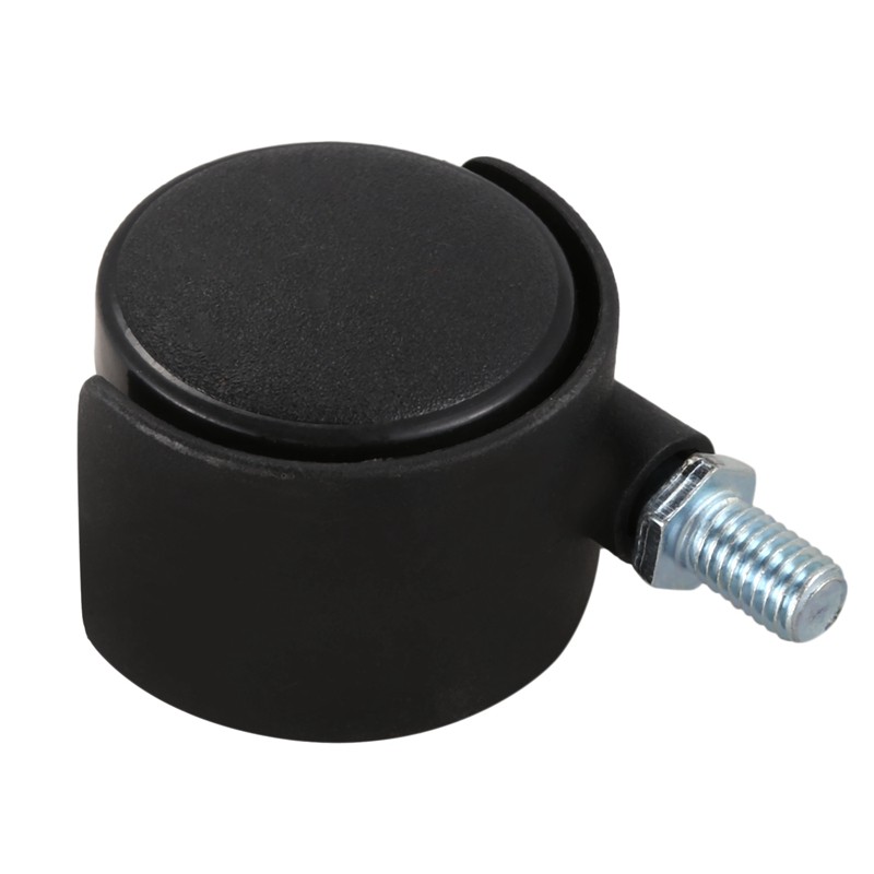 Set 4 Bánh Xe Đẩy Xoay Tròn 8mm 1.5-inch Màu Đen | BigBuy360 - bigbuy360.vn