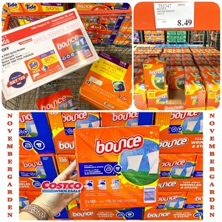 Giấy Thơm Bounce Mỹ 320 tờ giấy thơm quần áo, sấy giặt, lót giày, túi xách, áo gối...