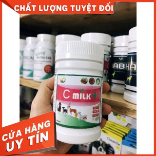 Kích Sữa - Tăng Tiết Sữa - Giảm Viêm Tuyến Sữa Chó Mèo - C Milk ( hộp/150 viên)