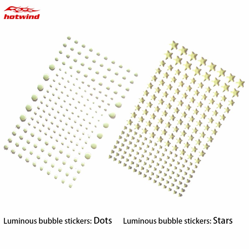 Miếng dán tường hình ngôi sao 3D phản quang độc đáo