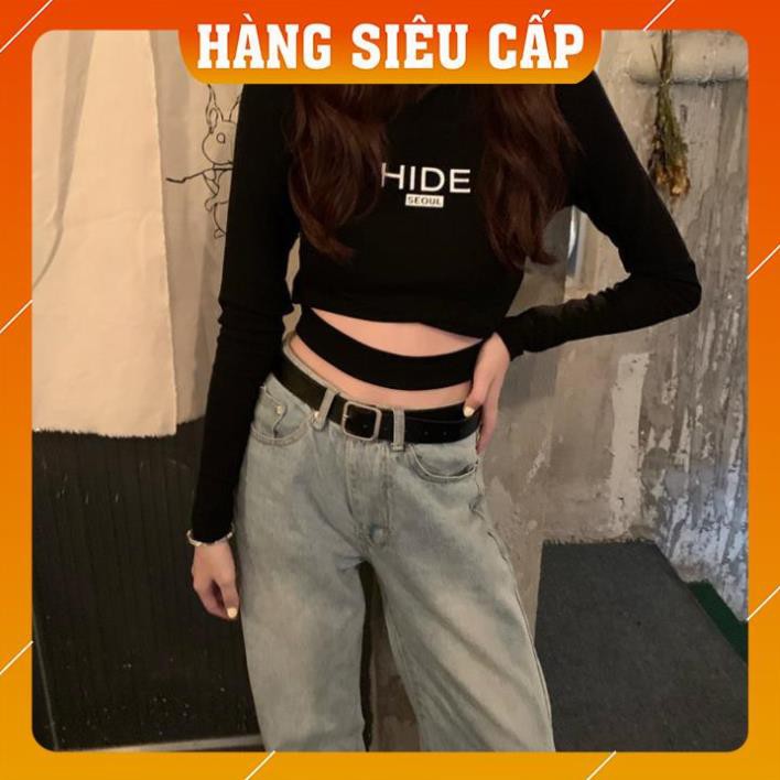 [Freeship-Hàng Chất Lượng] Áo Thun Croptop Tay Dài/ Áo Croptop Ôm/ Áo Croptop Tay Dài/ Áo Croptop Đẹp/ Áo Kiểu Nữ