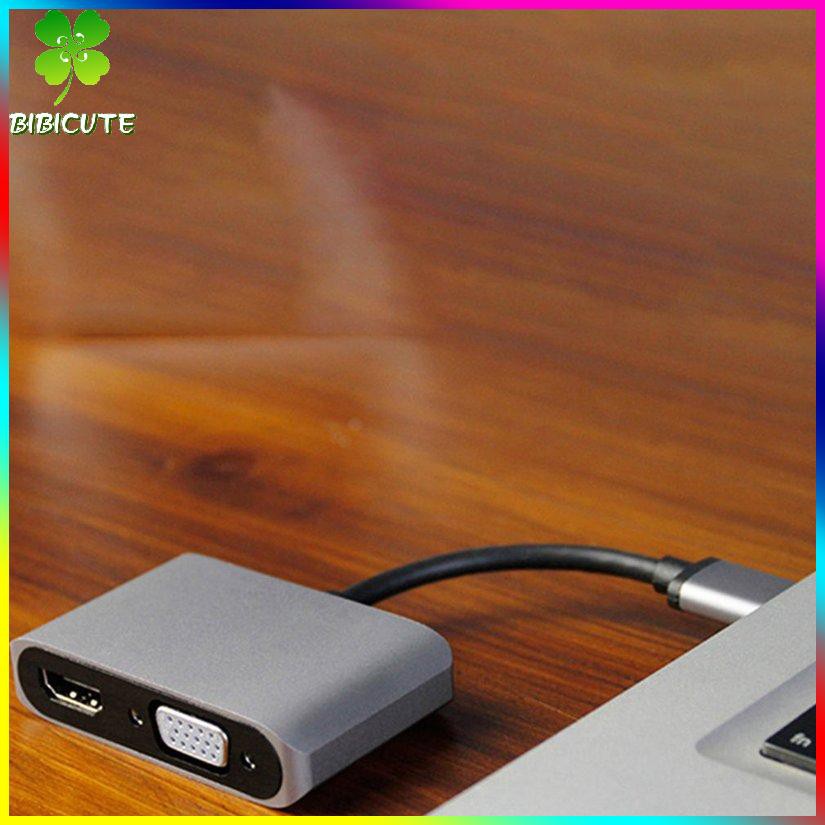 [Fast delivery]Usb3.0 To Hdmi-compatible Vga Adapter 2-In-1 Usb To Hdmi-compatible Converter