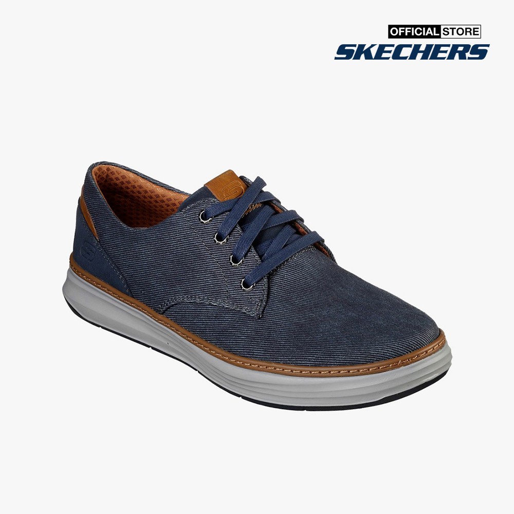 SKECHERS - Giày sneaker nam phối dây Moreno Ederson 65981-NVY