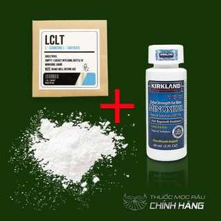 Bột LCLT + Minoxidil hỗ trợ mọc râu nhanh