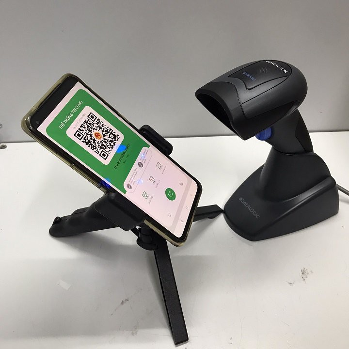 Máy quét, máy đọc mã QR khai báo y tế Datalogic QW2400 - Khai báo y tế tại tại cơ quan, cty, cơ sở sản xuất,..