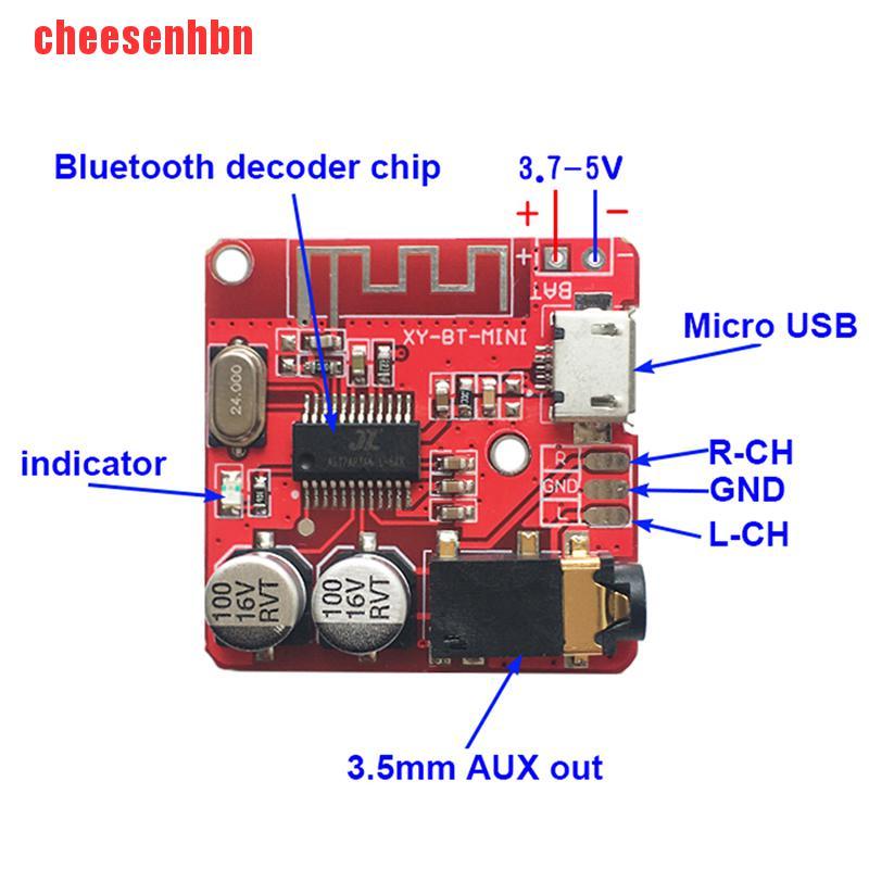 Bảng Mạch Giải Mã Âm Thanh Bluetooth 4.1 Micro Usb 3.7-5v
