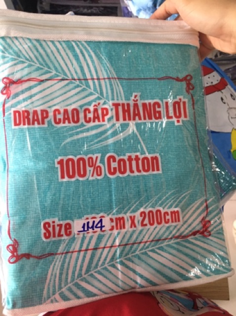 Ga gối Drap Thắng Lợi 100%cotton chính hãng