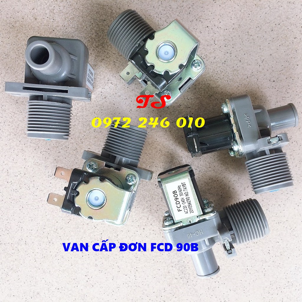 Van cấp nước máy giặt Sanyo [RẺ VÔ ĐỊCH] Van điện từ cấp nước máy giặt