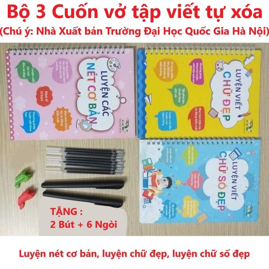 Bộ vở luyện chữ Thanh Nga