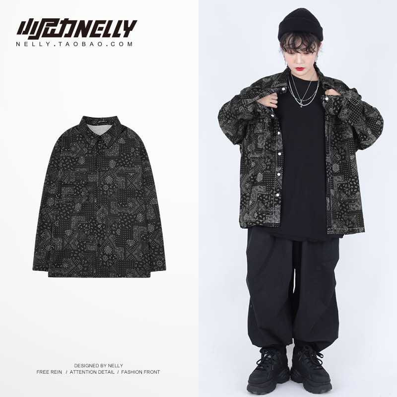 Aó Sơmi dài tay Nelly : Mẫu HỌA TIẾT