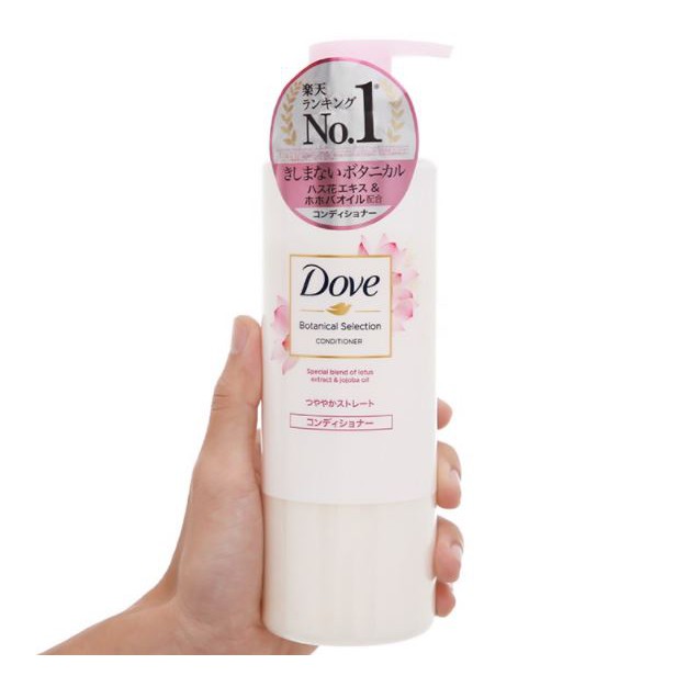 [500g] Dầu Xả Giúp Tóc Bóng Mượt, Phục Hồi Hư Tổn Dove Botanical Selection Conditioner