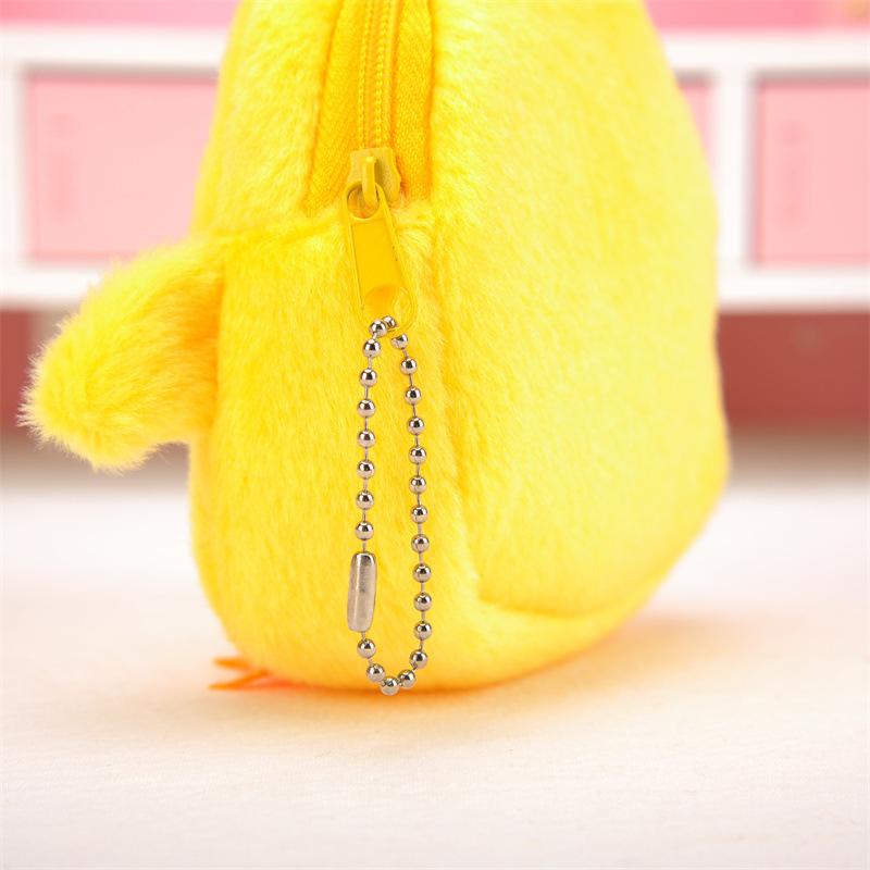 Ví Đựng Tiền Xu/Son Môi Có Khóa Kéo Họa Tiết Hoạt Hình Đáng Yêu Cho Bé