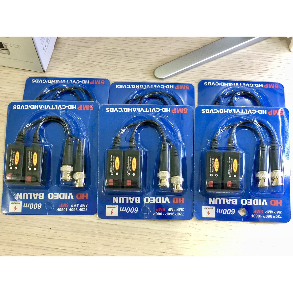 Balun bấm 5MP đỏ đen( loại tốt ) chuyên dùng cho camera giá rẻ | BigBuy360 - bigbuy360.vn