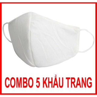 Combo 5 khẩu trang phòng chống vi khuẩn ngăn ngừa dịch bệnh TS520 Tronshop