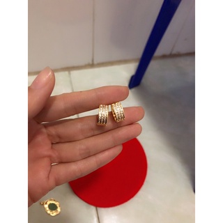 bông tai mạ vàng đính đá.BTS0974