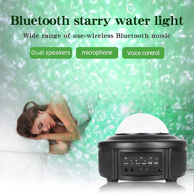 Bộ Đèn Chiếu Sân Khấu Tạo Hiệu Ứng Ánh Sao Kết Nối Bluetooth