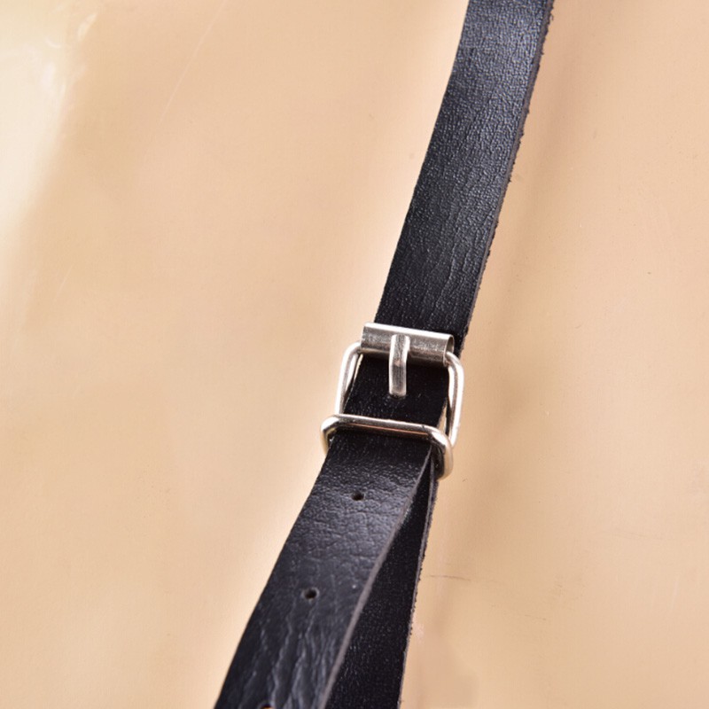 Thắt Lưng Da Màu Đen Hóa Trang Punk Cho Nam