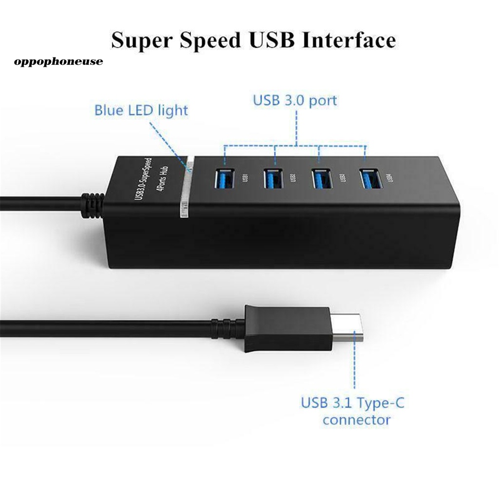 Bộ Chia 4 Cổng Usb 3.0 Tiện Dụng