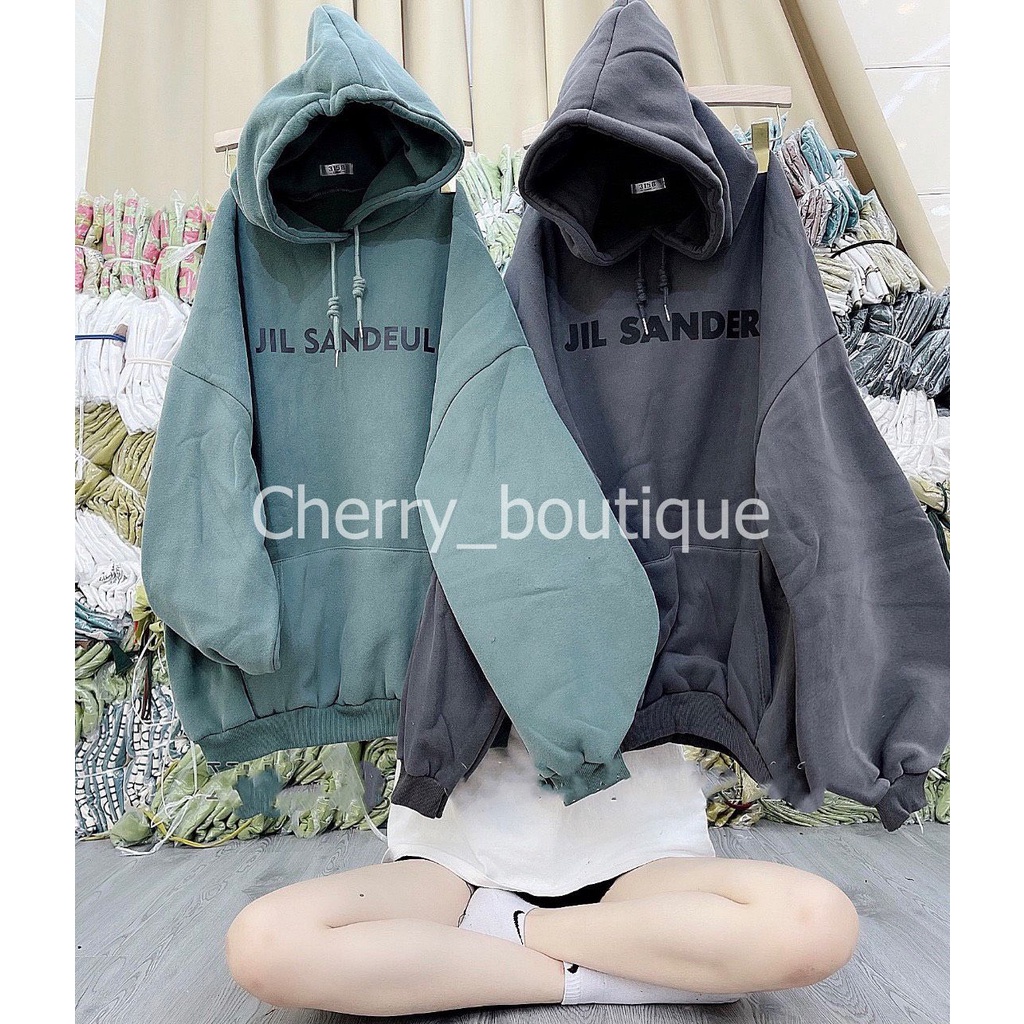 Áo hoodie khoác form rộng nam nữ chữ ngẫu nhiên, chất nỉ bông dày dặn Ulzzang Unisex