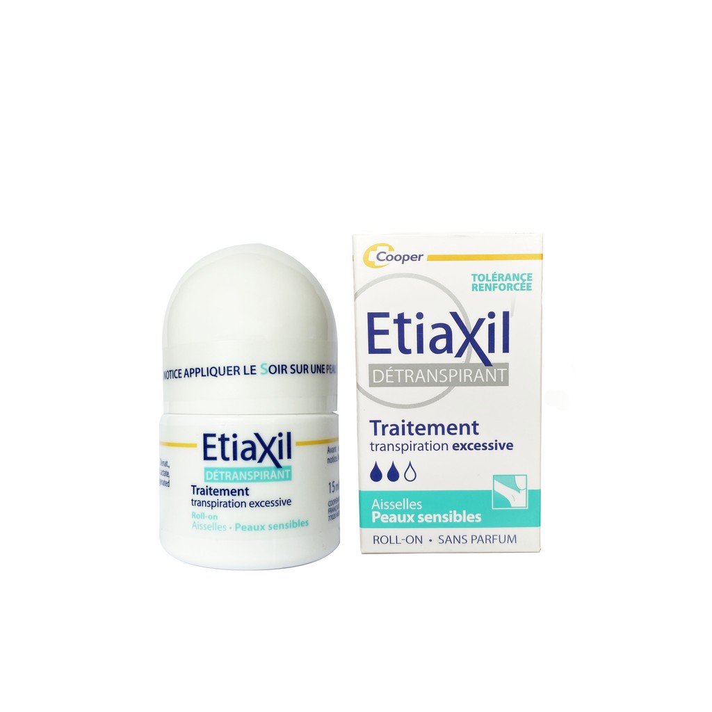 Lăn Khử Mùi Chuyên Biệt Dành Cho Da Siêu Nhạy Cảm Etiaxil Détranspirant 15ml