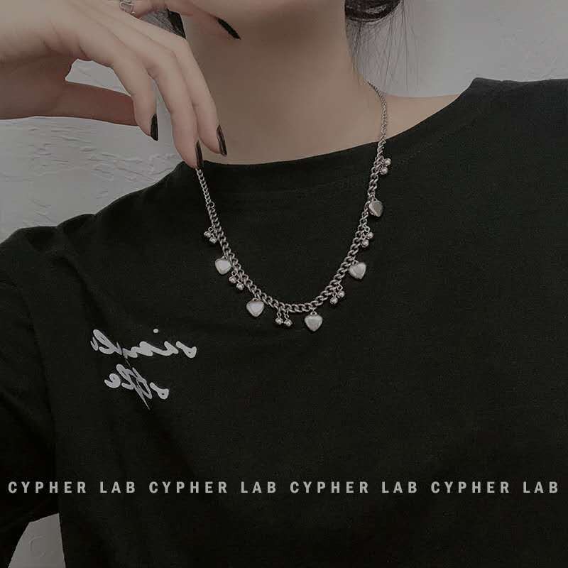 Dây chuyền titan tim dãy không đen không rỉ