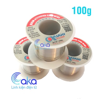 Thiếc hàn Asahi 0.8mm SN63/37 100G