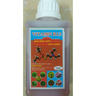 Phân bón vi lượng Vitamin B12 giải độc cho cây cảnh - chai 100ml