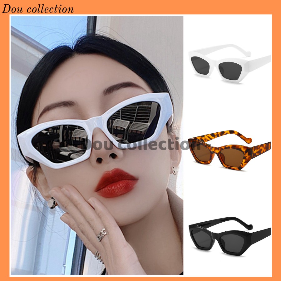 [Nowship2h] Kính Râm (Kính Mát) Cao Cấp Mắt Mèo Hình Đa Giác Gọng Nhựa Phong Cách Âu Mỹ - Carl Fitow - Mã MK007