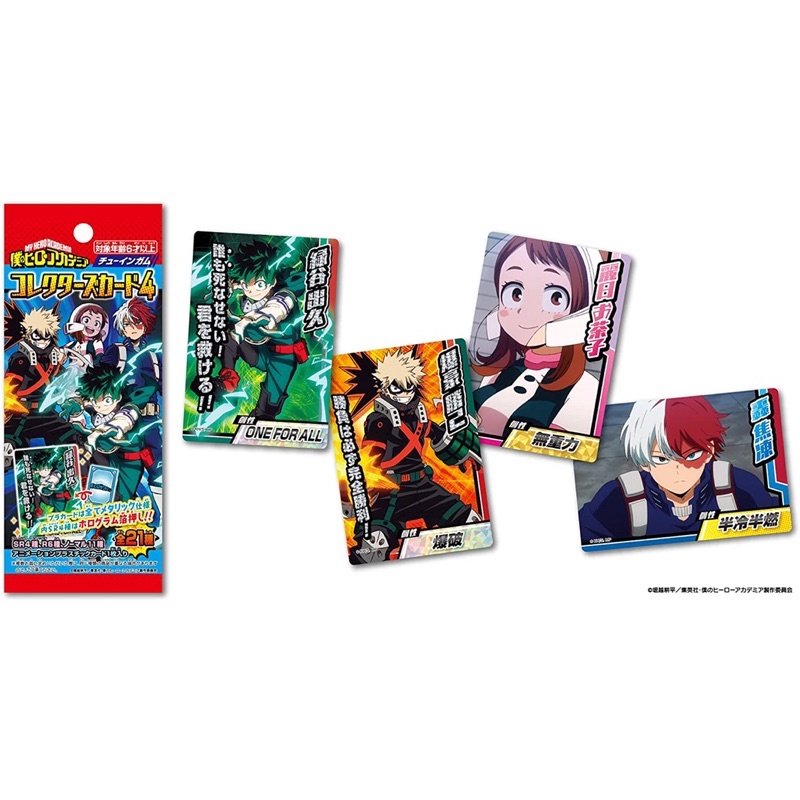 My Hero Academia MHA Thẻ nhân phẩm Collector Card