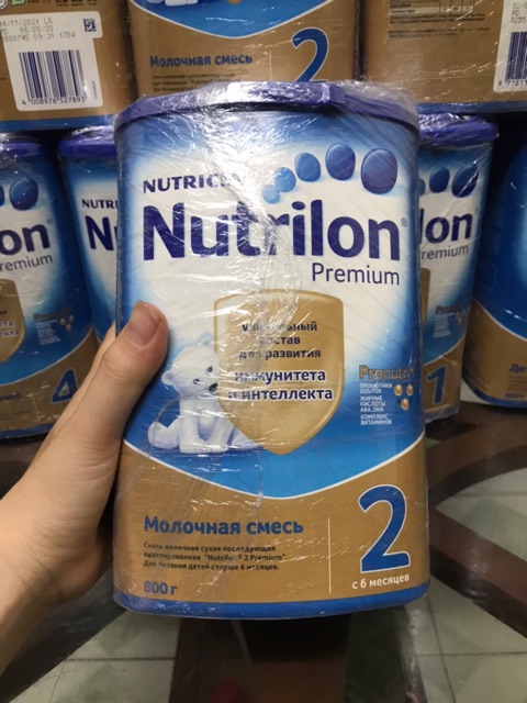 [Hàng Air] Sữa Nutrilon Nga, Sữa Tăng Chiều Cao Phát Triển Trí Não Cho Bé, số 1,2,3,4