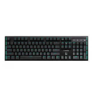 Bàn phím I-ROCKS K62E Multi-Color BlackLighting Metal