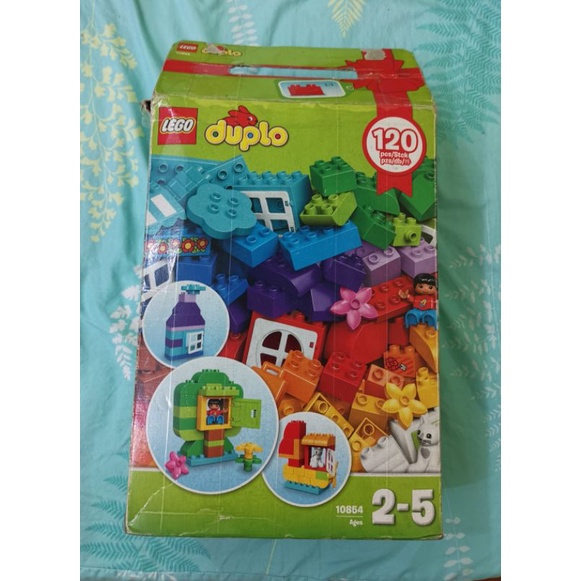 2 bộ lego Duplo 10854 và 10863 cũ