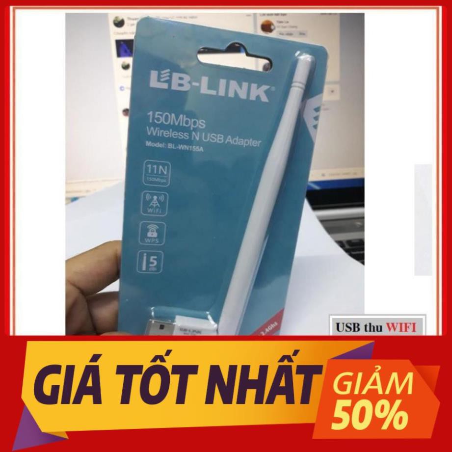 Usb thu Wifi 1 râu LB-LINK BL-WN155A