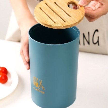 Giá đỡ khối dao giá để đồ dùng trong nhà bếp chất liệu tre đa chức năng có thể tháo rời dễ dàng làm sạch