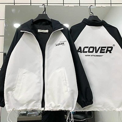 Áo Khoác Dù - Gió  ACOVER 2 Lớp Unisex Nam Nữ Mặc , Khóa kéo Zip - Đẹp Kiểu Hàn Quốc-Thu Đông Chống Nắng