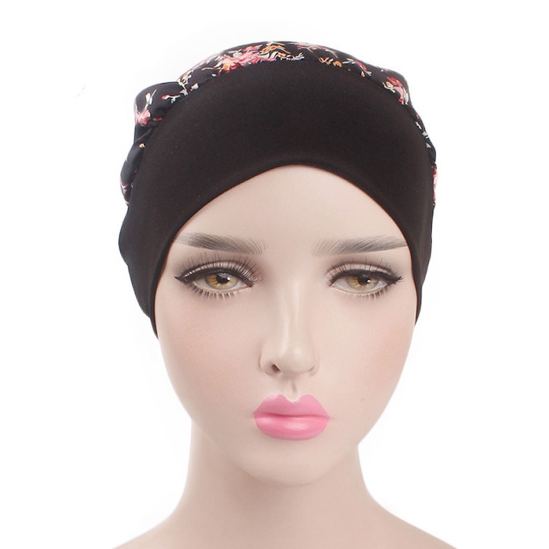 Khăn Turban Quấn Đầu Chất Liệu Mềm Mại Co Giãn Tiện Dụng Cho Nữ