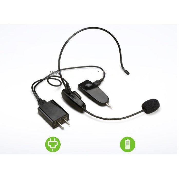 Máy Trợ Giảng Không Dây, Loa Trợ Giảng Không Dây Sony SN-204W/ S-208W 2.4G UHF Wireless Nhật Bản, Sóng Xa
