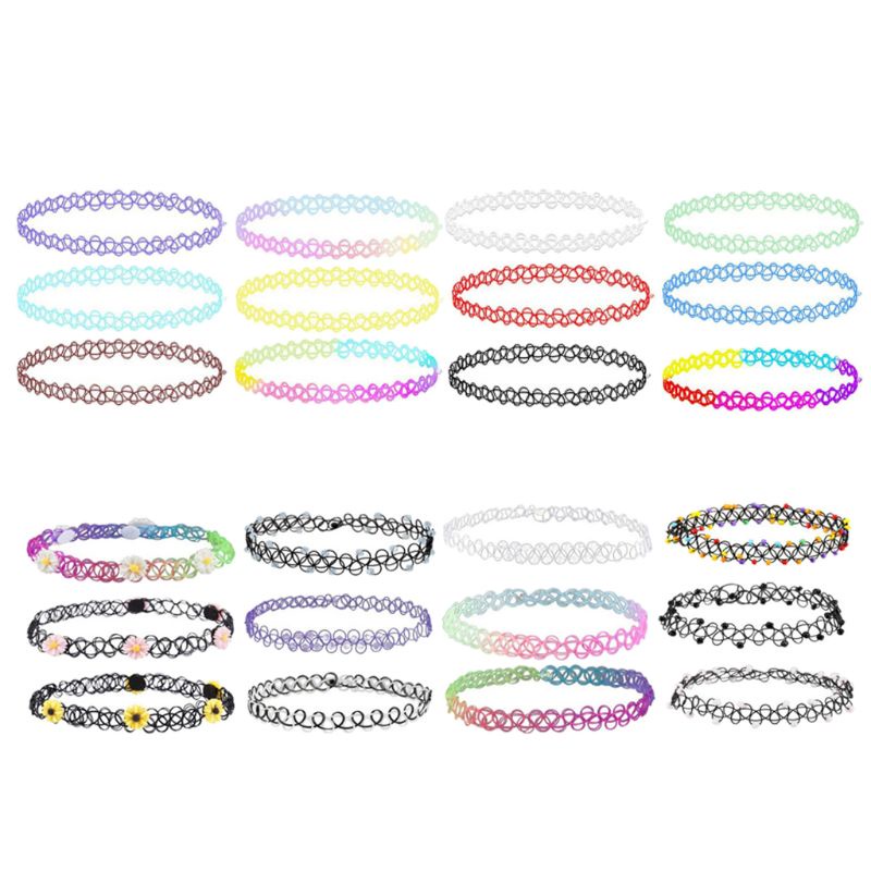 Set 12 Vòng Cổ Choker Thời Trang Cho Nữ