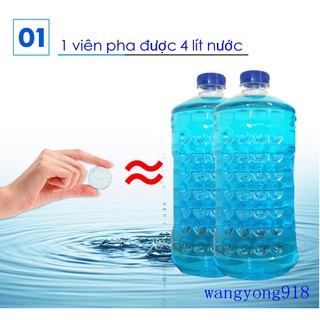 12 viên sủi nước rửa kính ô tô