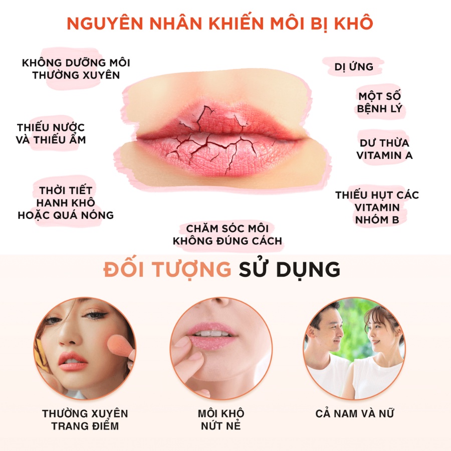 Son dưỡng môi DHC Lip Cream 1,5g không màu làm mềm giảm thâm môi - Bahachiha