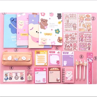 [Muffin] Set box đồ dùng học tập trang trí dễ thương nhiều đồ xinh xắn hình ngộ nghĩnh ngẫu nhiên