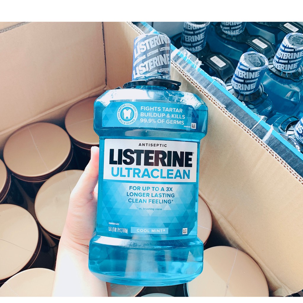 Nước Súc Miệng LISTERINE ULTRACLEAN 1.5L ( chai khổng lồ )