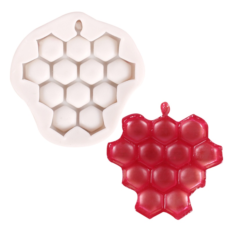 Khuôn Silicone Tạo Hình Tổ Ong Làm Bánh Mousse / Chocolate