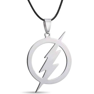 Dây chuyền da mặt logo The Flash logo