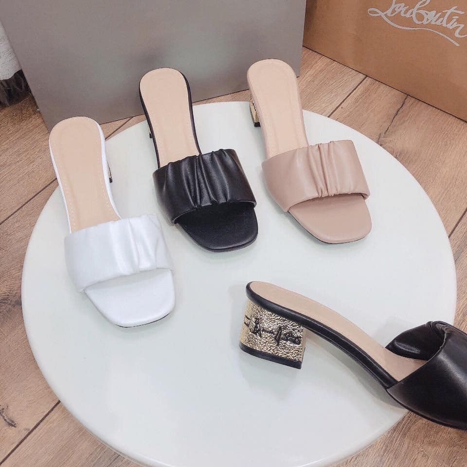 Dép lê nhún bèo 5p gót la mã