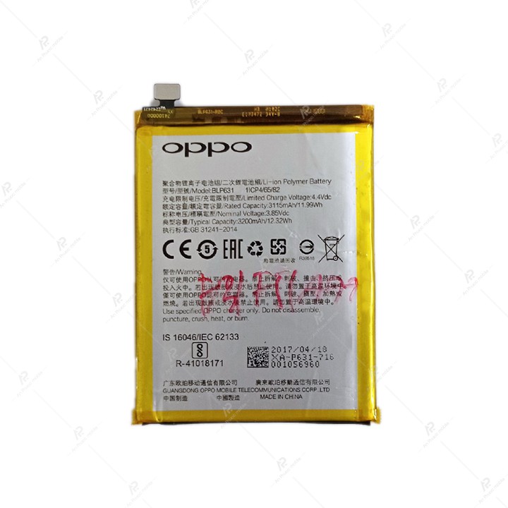 Pin điện thoại OPPO F3 / F5 / A77  Zin bóc máy