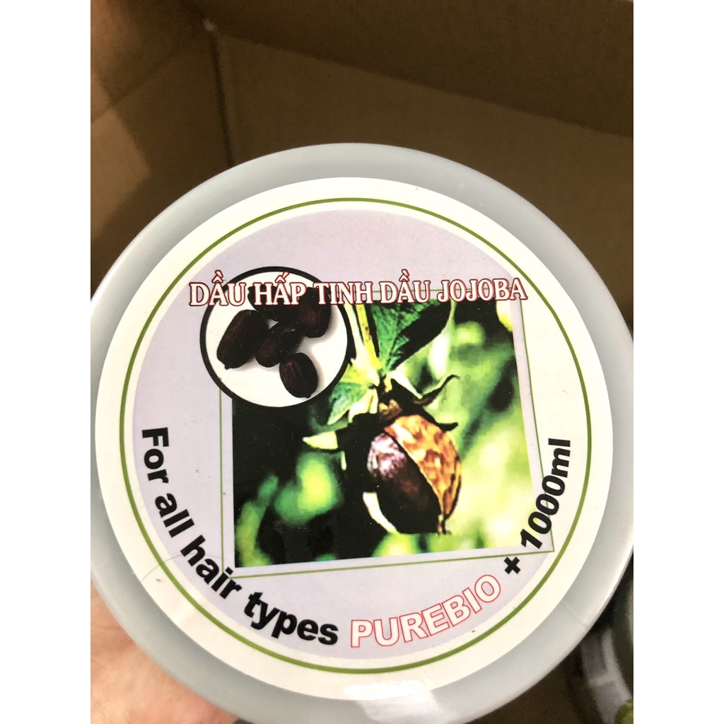 Kem ủ tóc hấp dầu ủ xả tóc JOJOBA  Siêu mềm Mượt - Thơm Lâu - Hủ Siêu To 1000Ml