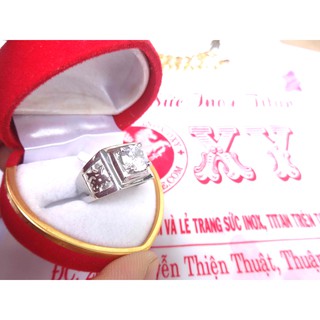 Nhẫn Nam Chữ Phước -Nhẫn Nam dùng không đen không kiêng nước