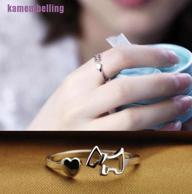 Nhẫn Hở Mạ Bạc 925 Thời Trang Có Thể Điều Chỉnh Kích Cỡ